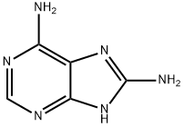 8-氨基腺嘌呤 结构式