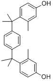 4,4''-[PHENYLENEBIS(1-METHYLETHYLIDENE)]BIS(2-METHYLPHENOL] 结构式