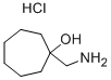 1-(氨基甲基)-环庚醇盐酸盐 结构式