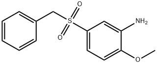 2-甲氧基-5-苯甲磺酰基苯胺 结构式