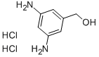 3,5-二氨基苯甲醇 二盐酸盐 结构式