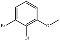 2-溴-6-甲氧基苯酚 结构式