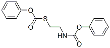 N-[2-[[(Phenoxy)carbonyl]thio]ethyl]carbamic acid phenyl ester 结构式