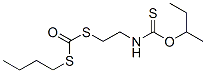 N-[2-[[(Butylthio)carbonyl]thio]ethyl]carbamothioic acid S-butyl ester 结构式
