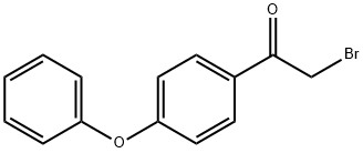 2-溴-1-(4-苯氧基苯基)乙酮 结构式