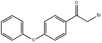 2-Bromo-1-(4-(phenylthio)phenyl)ethanone 结构式