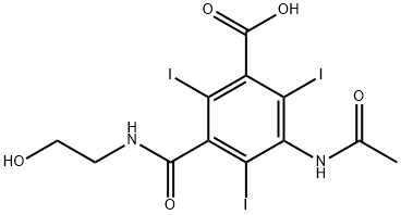 碘羟拉酸 结构式