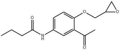 醋丁洛尔杂质A 结构式