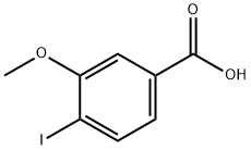 4-碘-3-甲氧基苯甲酸 结构式