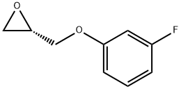 (S)-2-((3-FLUOROPHENOXY)METHYL)OXIRANE 结构式