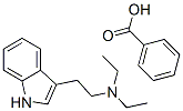 N,N-Diethyltryptaminemonobenzoate 结构式