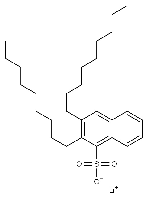 二壬基萘磺酸锂 结构式