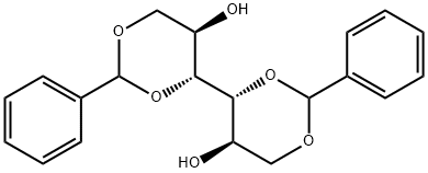 1,3:4,6-二-O-苄烯-D-甘露醇 结构式