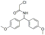 N-[双(4-甲氧基苯基)甲基]-2-氯乙酰胺 结构式