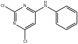 2,6-二氯-N-苯基嘧啶-4-胺 结构式