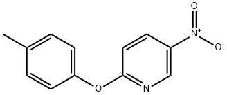 5-硝基-2-(对甲苯氧基)吡啶 结构式