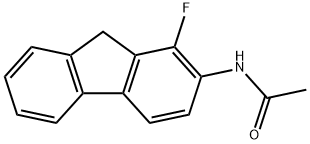 N-(1-Fluoro-9H-fluoren-2-yl)acetamide 结构式