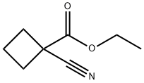 1-氰基环丁基羧酸乙酯 结构式