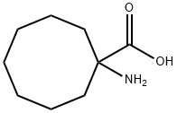 1-氨基环辛烷-1-羧酸 结构式