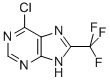 6-氯-8-(三氟甲基)-9H-嘌呤 结构式