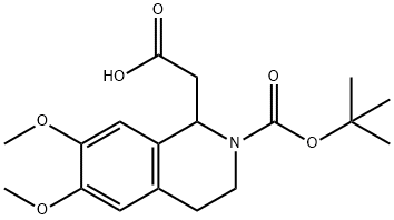 2-(2-(Tert-butoxycarbonyl)-6,7-dimethoxy-1,2,3,4-tetrahydroisoquinolin-1-yl)aceticacid