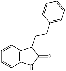 3-(2-PHENYLETHYL)-1,3-DIHYDRO-2H-INDOL-2-ONE 结构式