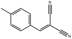 2-(4-甲苄基亚甲基)-丙二腈 结构式
