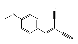 2-(4-(二甲氨基)亚苄基)丙二腈 结构式
