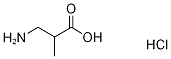 rac-3-AMinoisobutyric Acid Hydrochloride 结构式