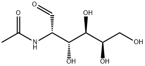 2-乙酰氨基-2-脱氧-D-塔罗吡喃糖 结构式