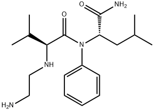 N-2-AMINOETHYL-VAL-LEU-ANILIDE 结构式