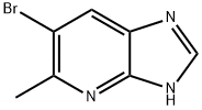 6-溴-5-甲基-3H-咪唑[4,5-B]并吡啶 结构式
