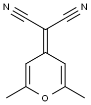 2,6-二甲基-4-吡喃亚基丙二腈 结构式