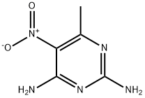 6-甲基-5-硝基-2,4-吡啶二胺 结构式