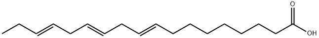 (9E,12E,15E)-OCTADECA-9,12,15-TRIENOIC ACID 结构式