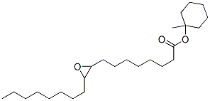 methylcyclohexyl 3-octyloxiran-2-octanoate  结构式