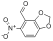 5-NITRO-1,3-BENZODIOXOLE-4-CARBALDEHYDE 结构式
