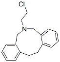 5,7,12,13-Tetrahydro-6-(2-chloroethyl)-6H-dibenz[c,g]azonine 结构式