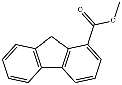 METHYL 1-FLUORENECARBOXYLATE 结构式