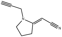 Acetonitrile, [1-(2-propynyl)-2-pyrrolidinylidene]-, (2E)- (9CI) 结构式