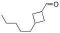 Cyclobutanecarboxaldehyde, 3-pentyl- (9CI) 结构式