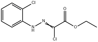 乙基 2-氯-2-[2-(2-氯苯基)亚肼基]-乙酸酯 结构式