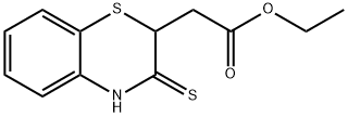 2-(3-硫代-3,4-二氢-2H-1,4-苯并噻唑-2-基)乙酸乙酯 结构式