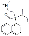 2-(2-dimethylaminoethyl)-3-methyl-2-naphthalen-1-yl-pentanal 结构式