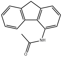 4-乙酰氨基芴 结构式