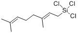 TRICHLORO-((E)-3,7-DIMETHYL-OCTA-2,6-DIENYL)-SILANE 结构式