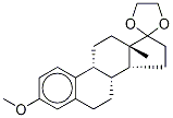 3-O-Methyl Estrone 17-(Ethanediyl Ketal) 结构式