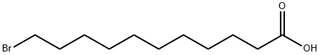 11-溴十一酸 结构式