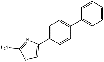 2-amino-4-(4-biphenylyl)-thiazol 结构式