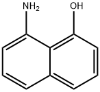 8-氨基-1-萘酚 结构式